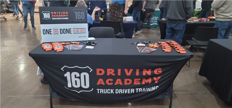​160 Driving Academy Tacoma Branch participates in a Trade Fair.