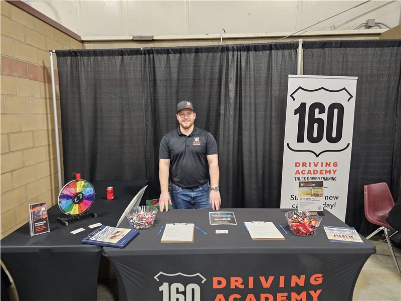 160 Driving Academy Billings Branch participated in a job fair.
