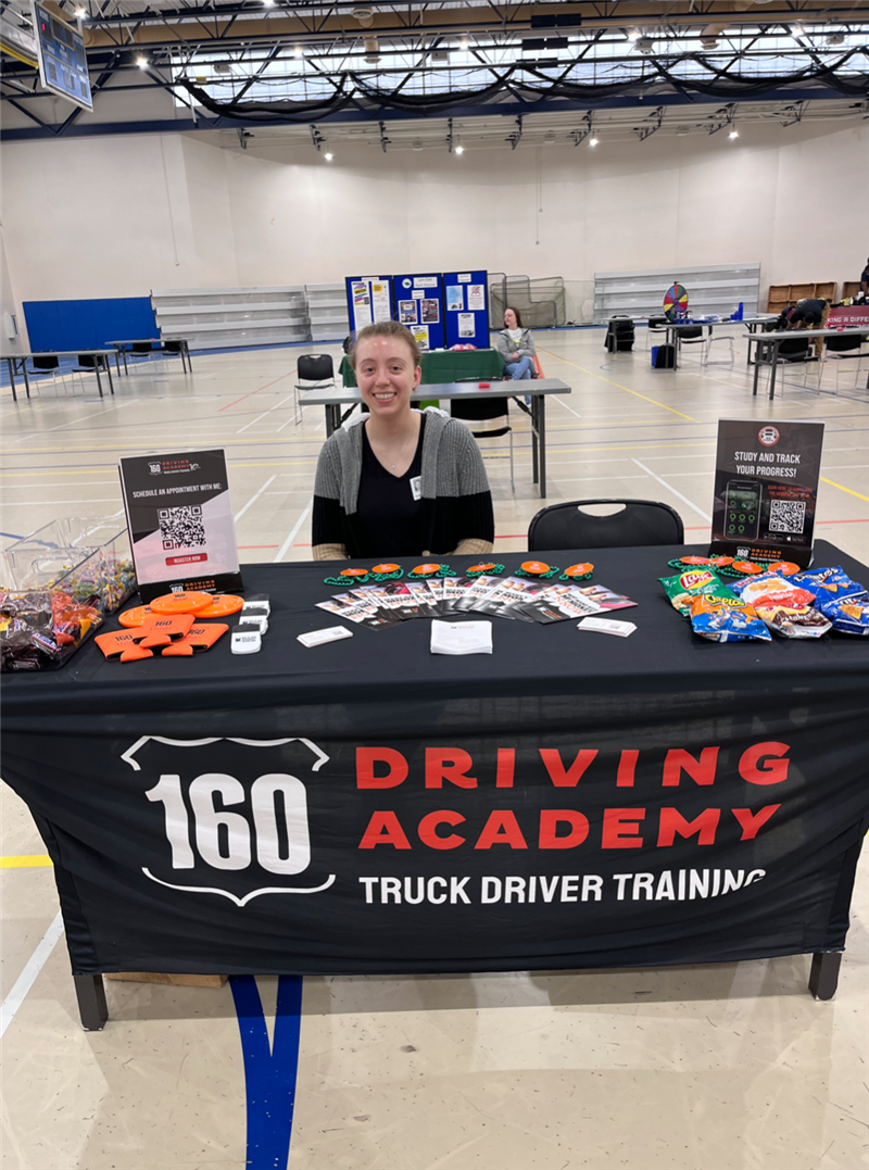 160 Driving Academy South Holland Branch participates in Crete-Monee High School Career Fair!