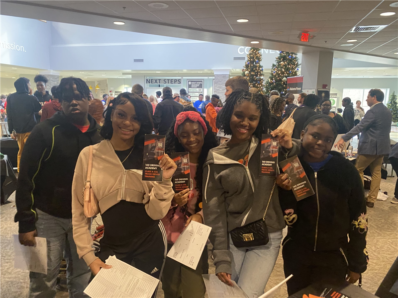 ​160 Driving Academy Birmingham Branch participates in the 2023 Birmingham Career Expo.